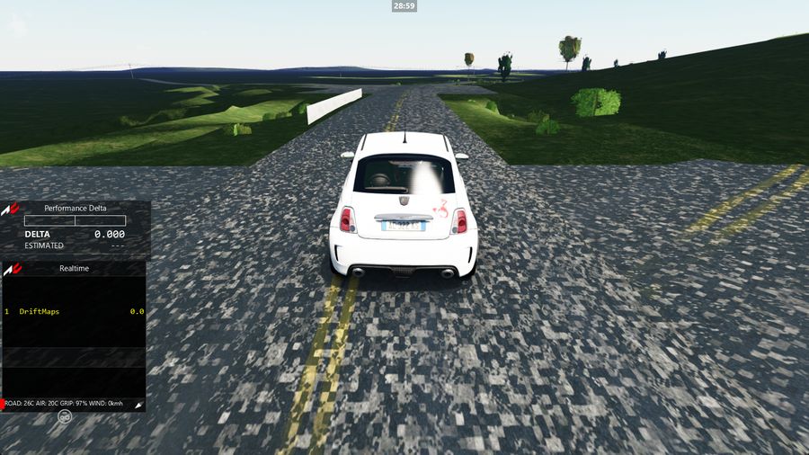 seaside backroads in Assetto Corsa — screenshot 1