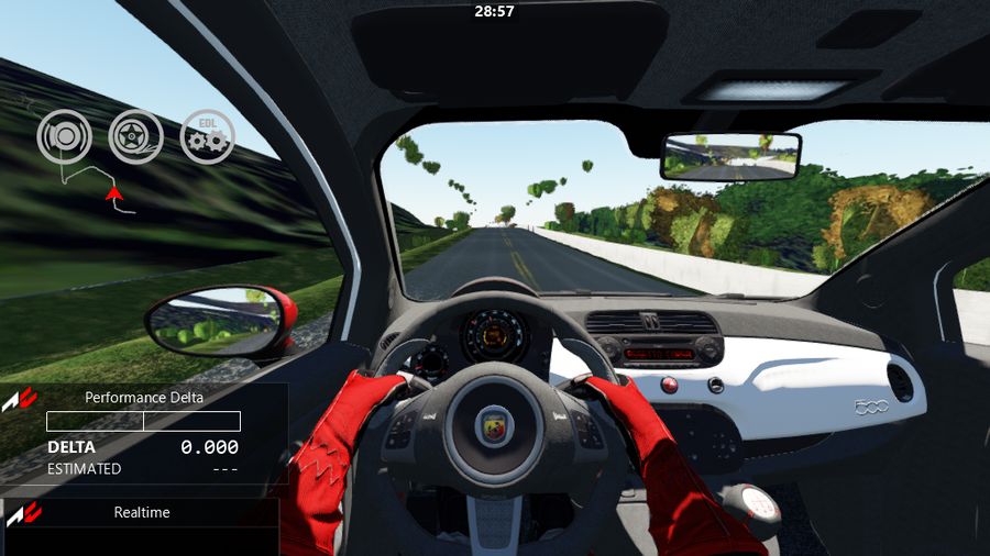 Hyde park downhill in Assetto Corsa — screenshot 1