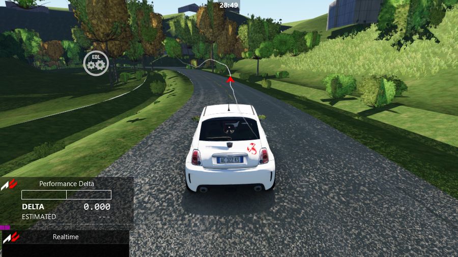 Crystal uphill in Assetto Corsa — screenshot 1