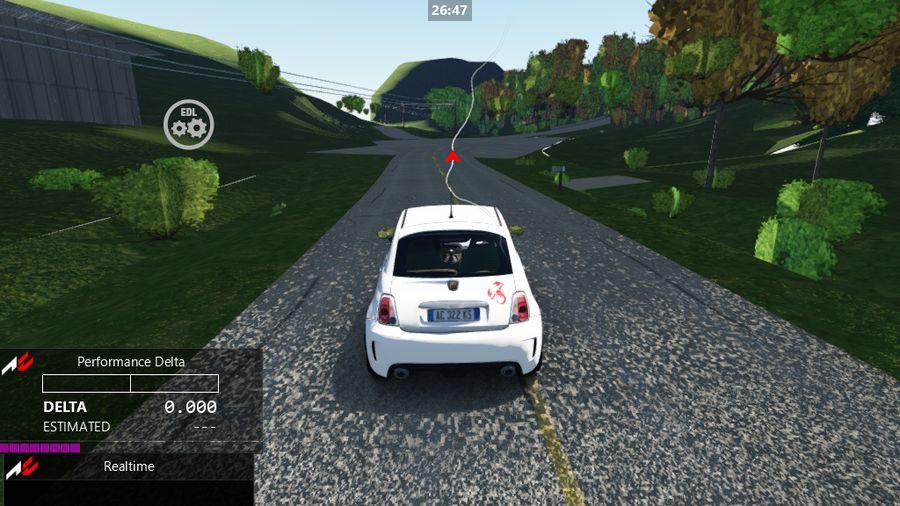 Crystal uphill in Assetto Corsa — screenshot 2