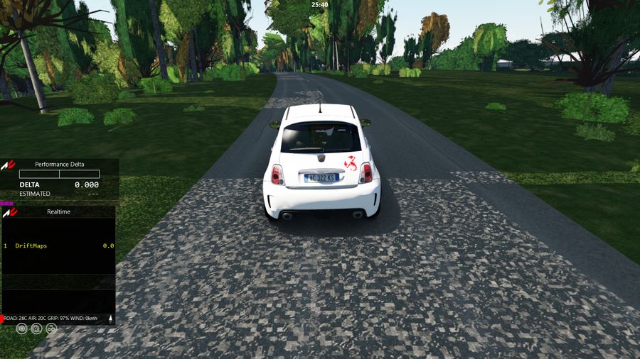 Uzpaliu kelias in Assetto Corsa — screenshot 3