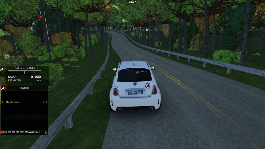 Red Hill Rd in Assetto Corsa — screenshot 1