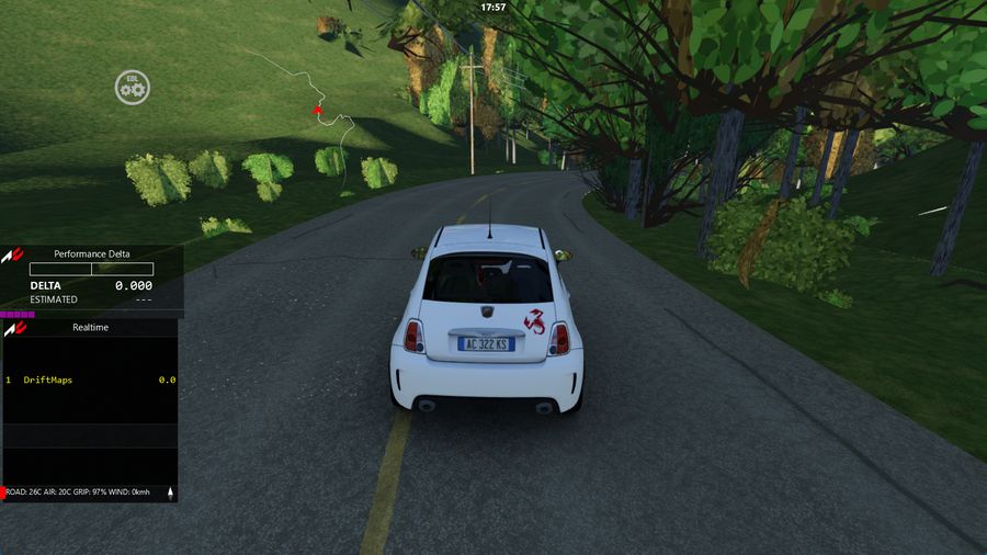 Route 162 Takao in Assetto Corsa — screenshot 2
