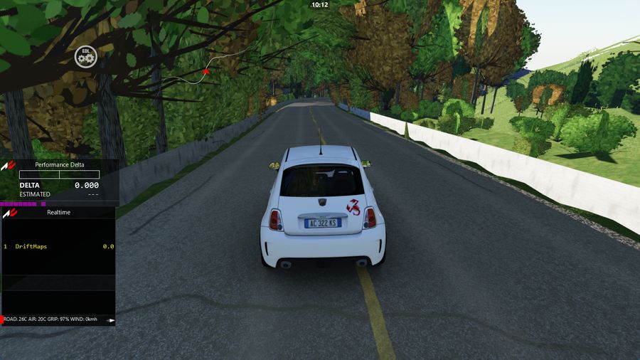 Route 162 Takao in Assetto Corsa — screenshot 3