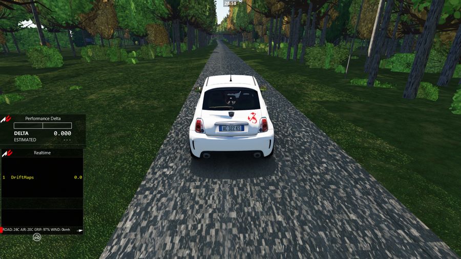 Laag Zuthem through Zwolle in Assetto Corsa — screenshot 1