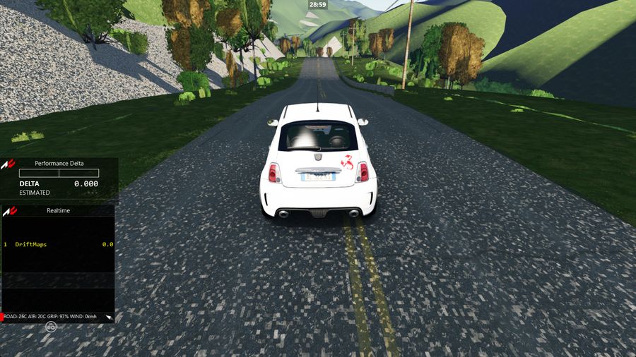 Ortega Highway in Assetto Corsa — screenshot 1