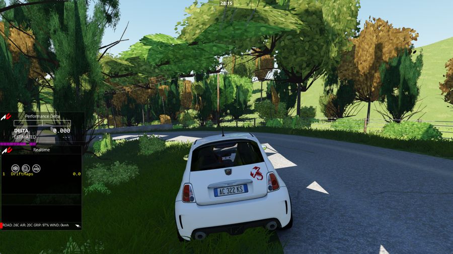 Paris Mountain Rd GA in Assetto Corsa — screenshot 3