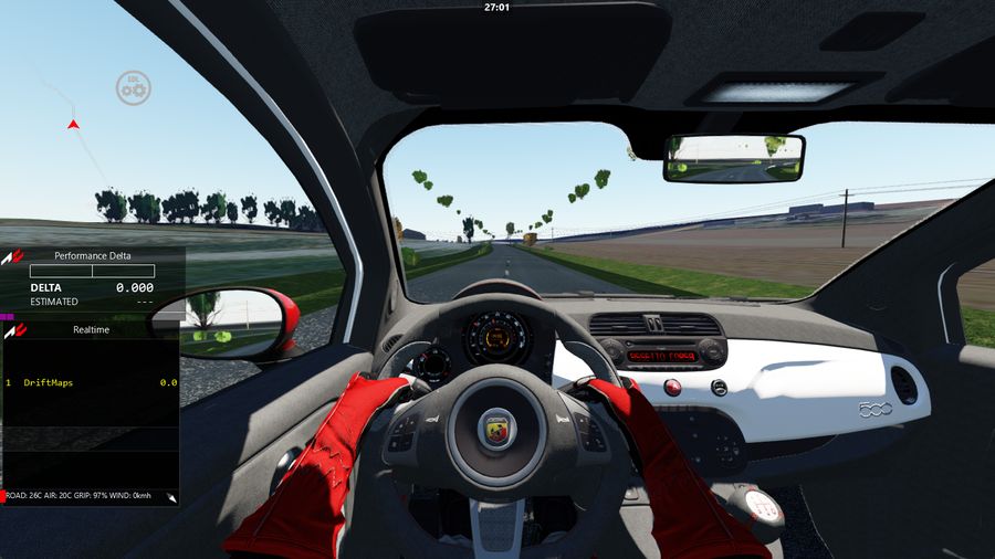 Drift in the capagne française in Assetto Corsa — screenshot 2