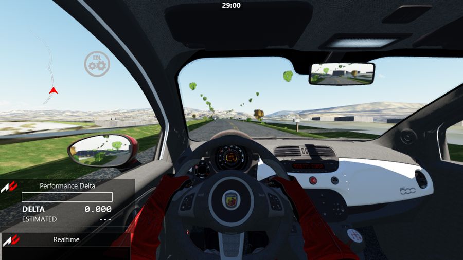 Hyde park uphill in Assetto Corsa — screenshot 1