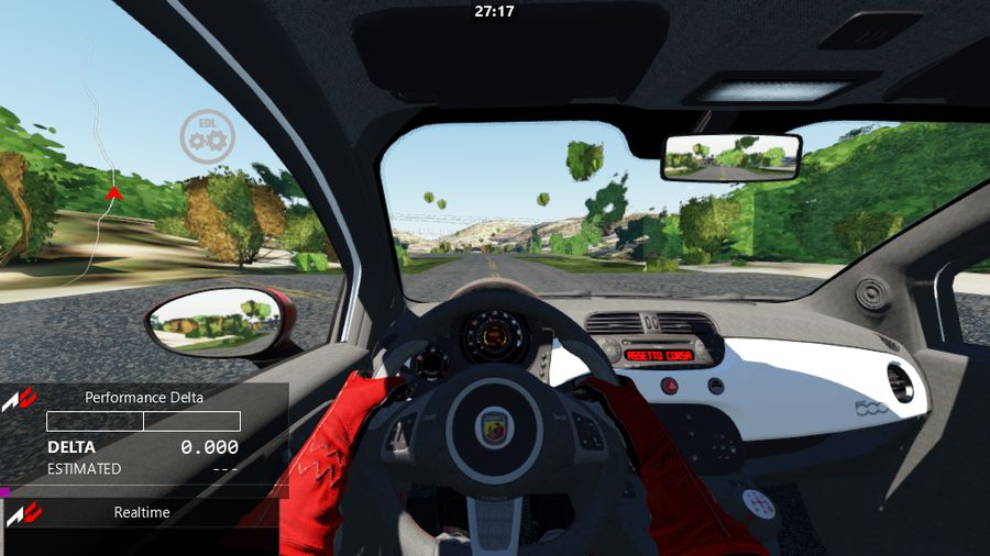 Hyde park uphill in Assetto Corsa — screenshot 2
