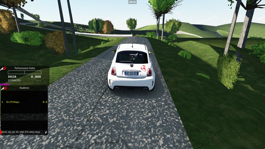 perfuma canyon rd in Assetto Corsa — screenshot 2